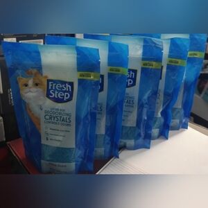 5 PACK Litter Box Deodorizing Crystals Scent Fresh Step 15oz (75 oz Total) Cat